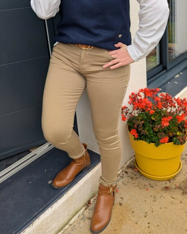 Pantalon Charly couleur Taupe
